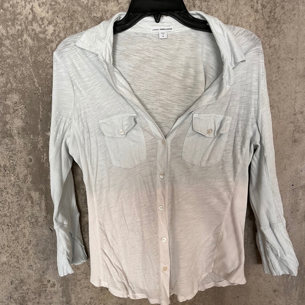 James Perse Cloud Button Up